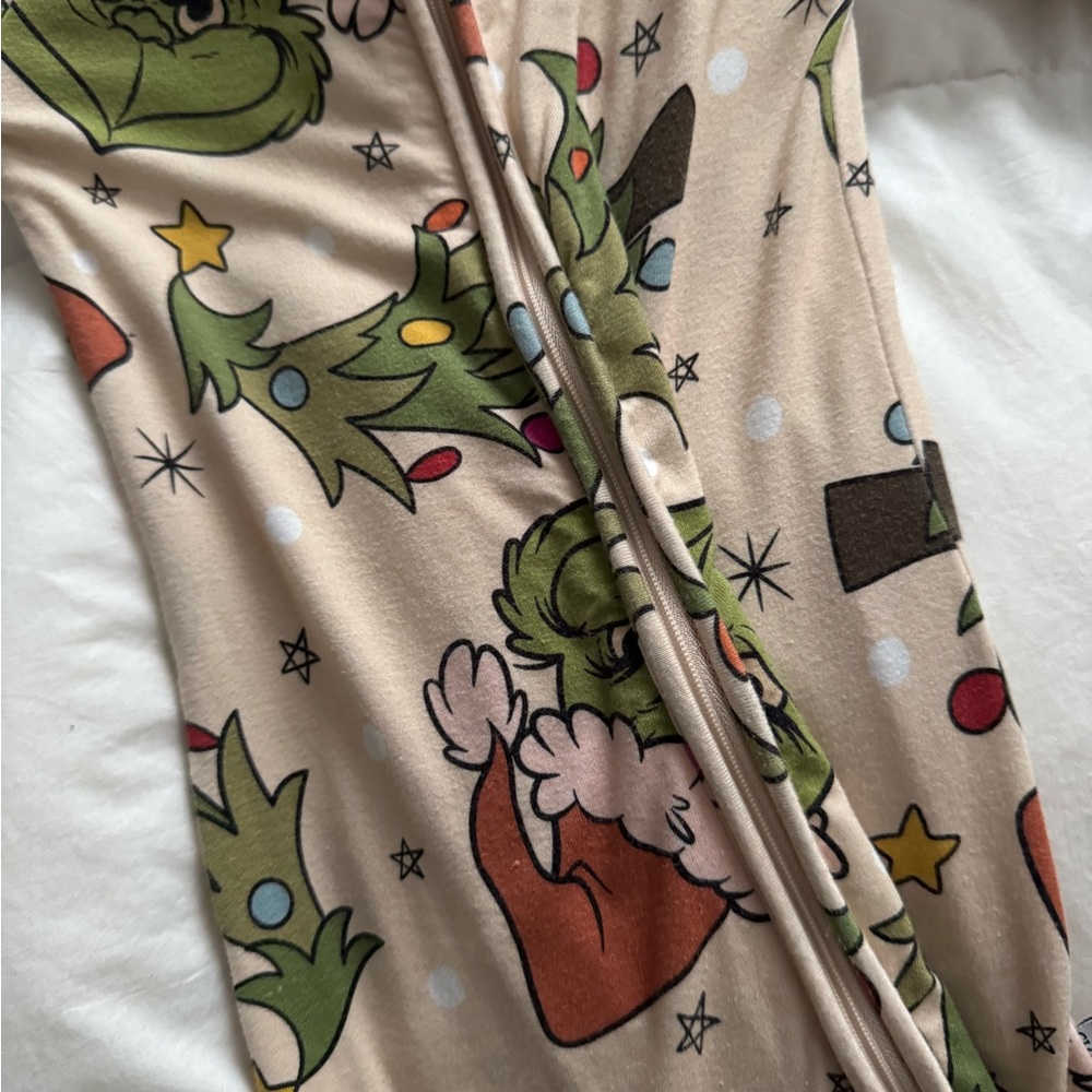 Grinch Christmas Onesie Bamboo
